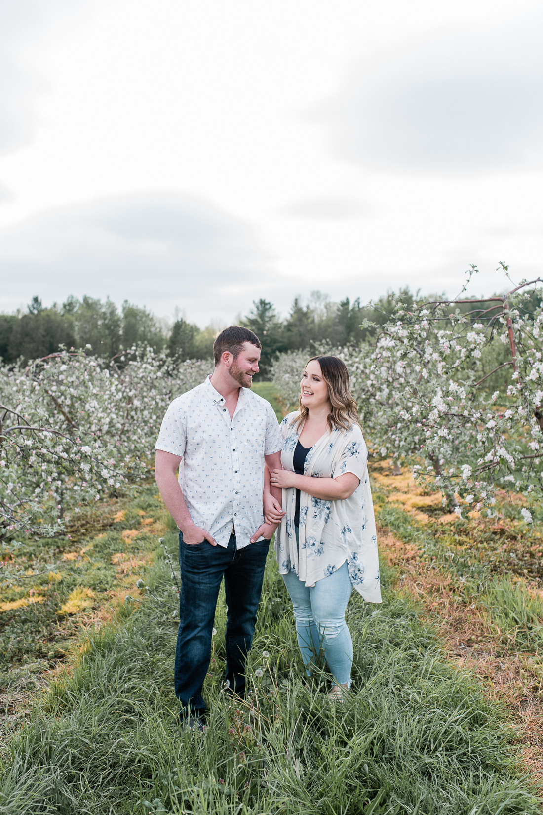 Apple Orchard Engagement Session