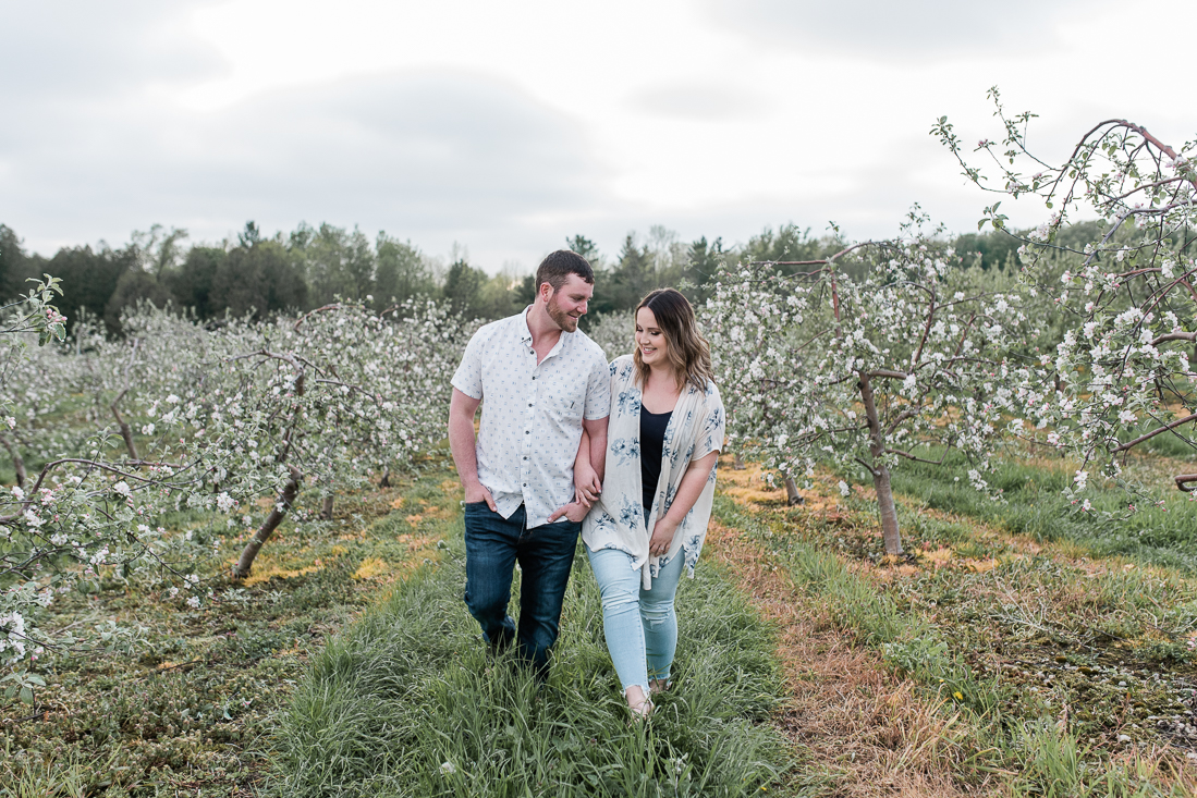 Apple Orchard Engagement Session