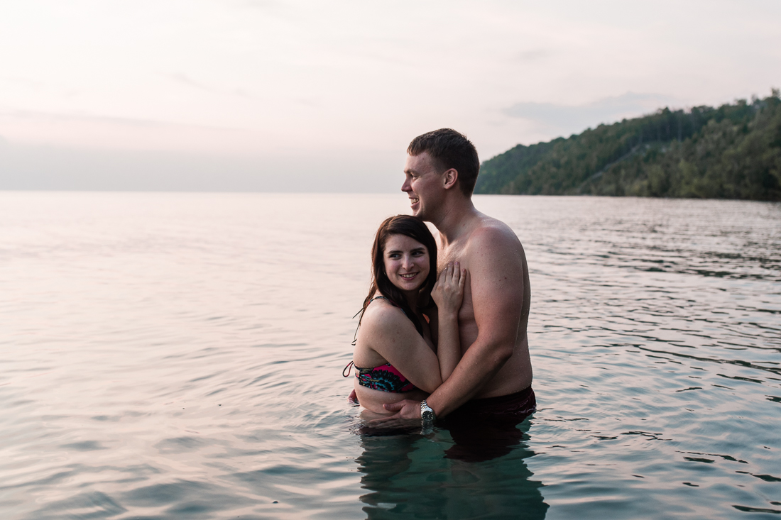 Lake Huron Engagement Session