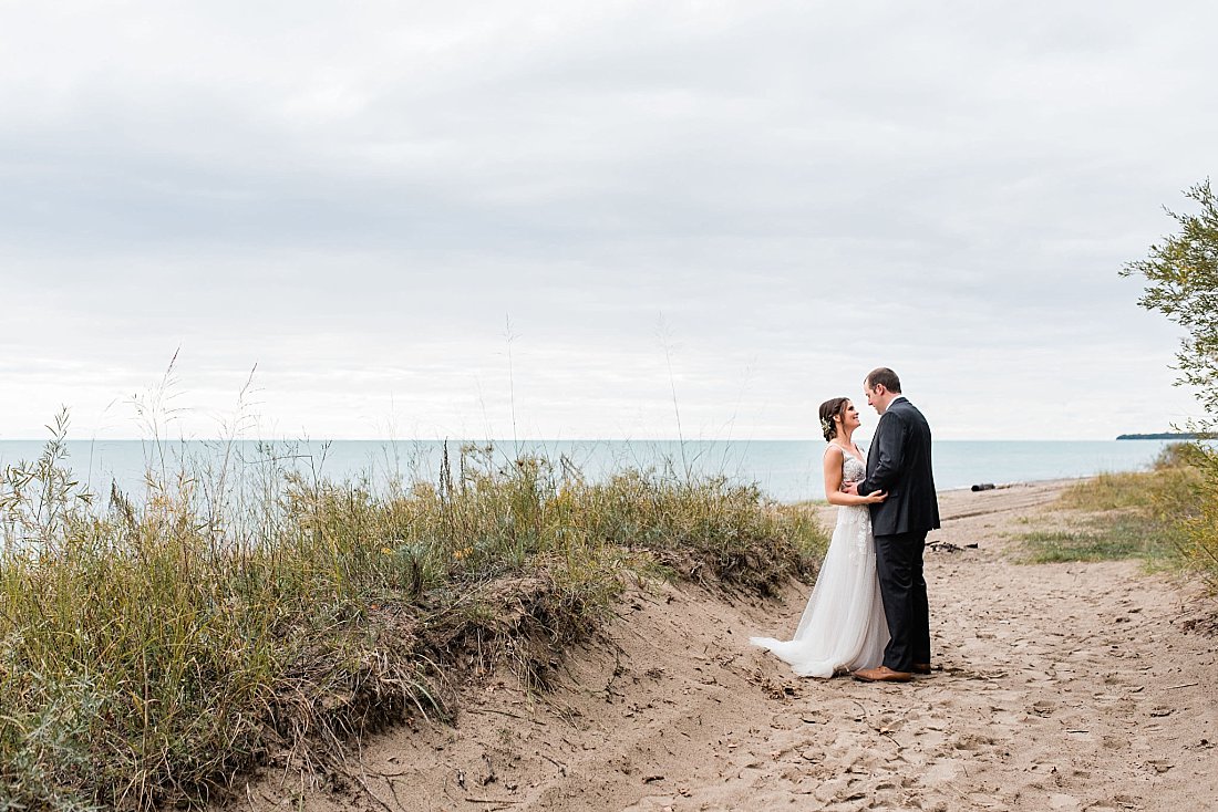 Point Clark Beach Wedding