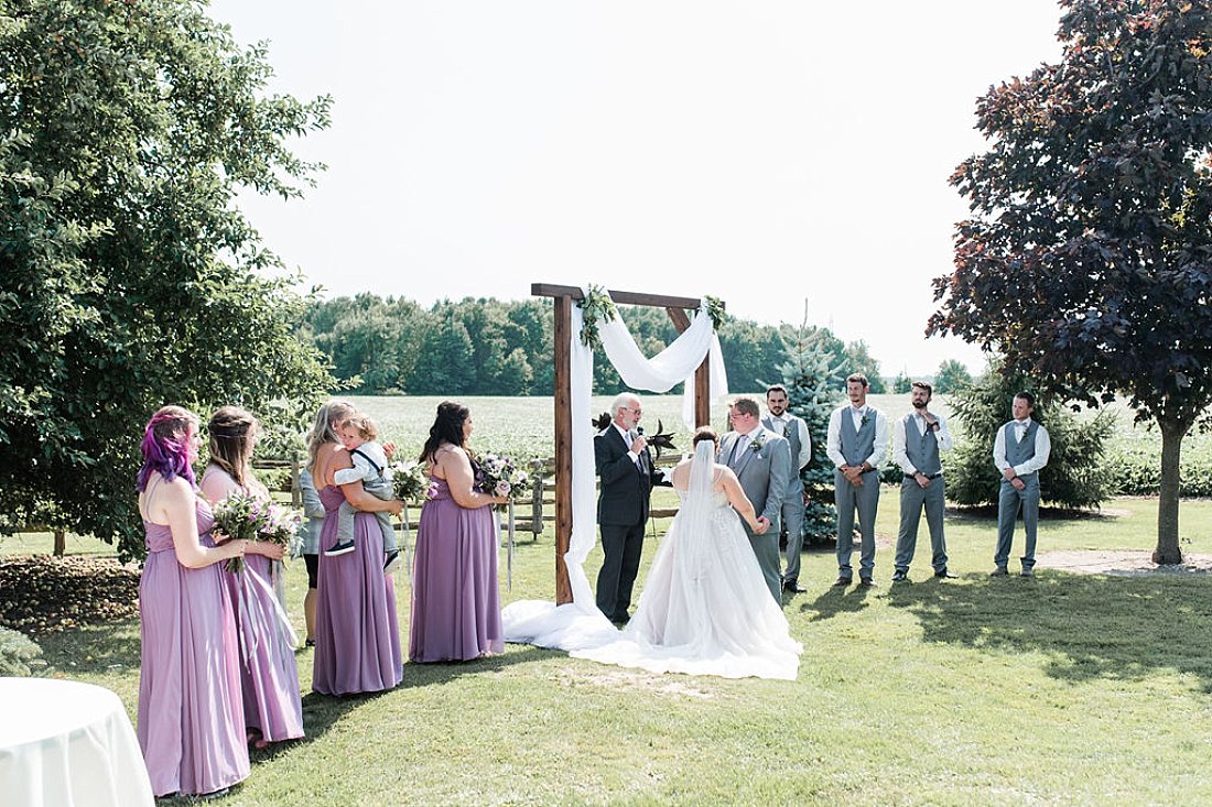 Dublin Ontario Backyard Wedding