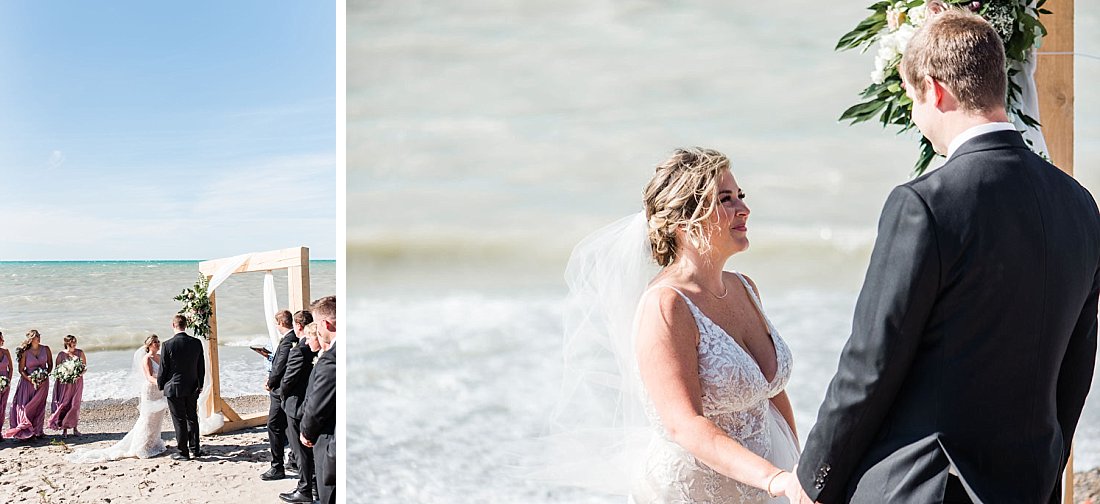 Goderich Marina Beach Wedding