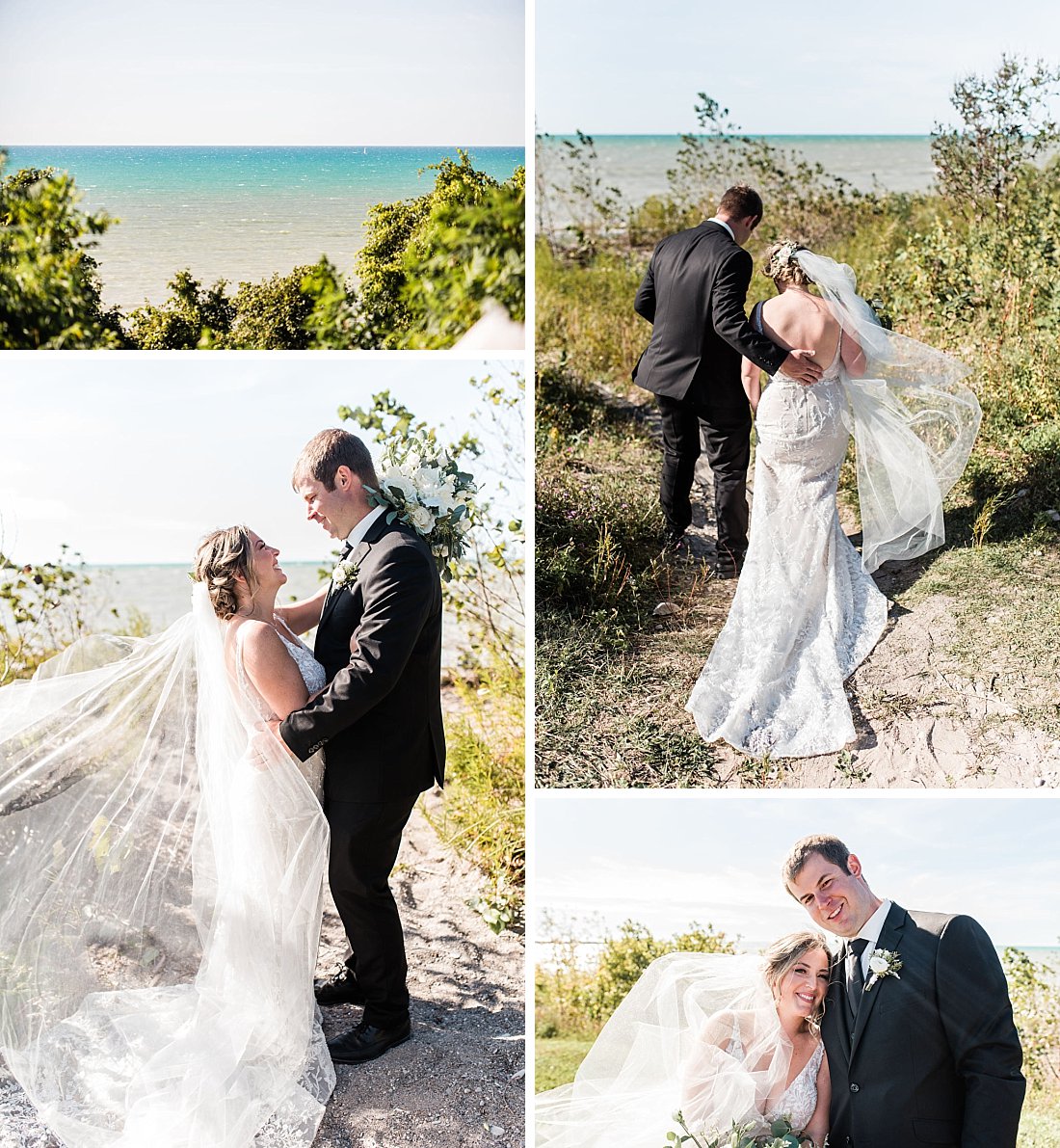 Goderich Marina Beach Wedding